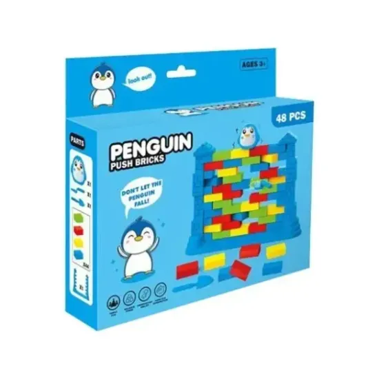 Penguin Push Bricks