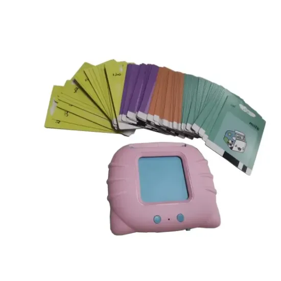 جهاز قارئ البطاقات لتعلم اللغات