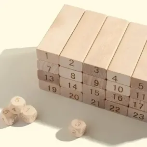 لعبة البرج الخشبي Janga - حجم كبير, أرقام 2