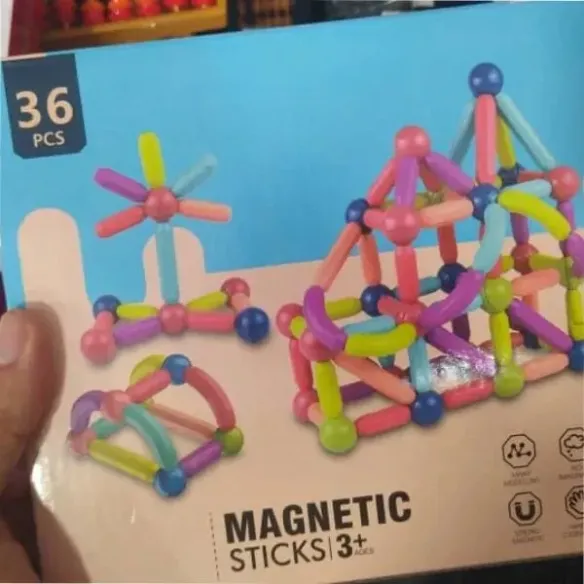 Magnetic Sticks - علبة 36 قطعة