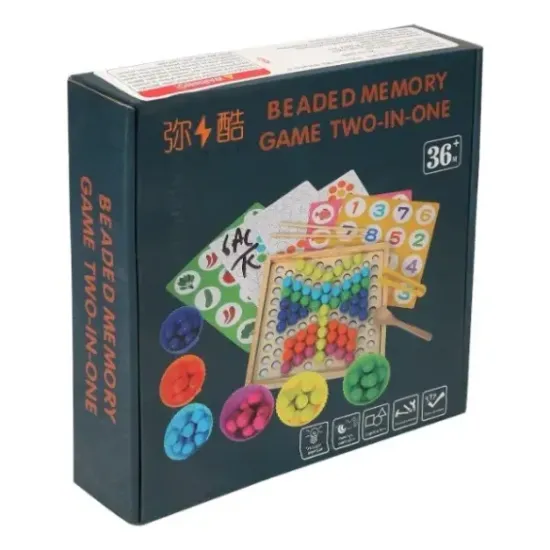 Beaded Memory Game Tow in One